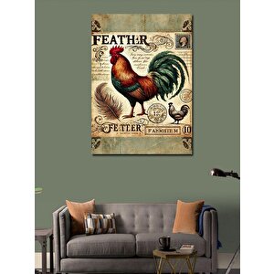 Kanvas Tablo Tavuk Posteri 100x140 cm