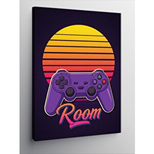 Kanvas Tablo Retro Oyun Konsolu Posteri 50x70 cm