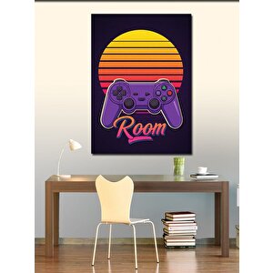 Kanvas Tablo Retro Oyun Konsolu Posteri 50x70 cm