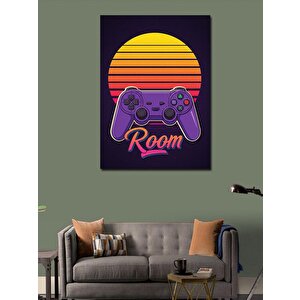 Kanvas Tablo Retro Oyun Konsolu Posteri 50x70 cm