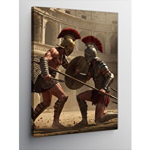 Kanvas Tablo Gladyatör Dövüşü 100x140 cm
