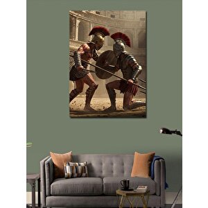 Kanvas Tablo Gladyatör Dövüşü 100x140 cm