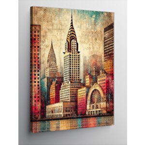 Kanvas Tablo New York Manzarası 50x70 cm