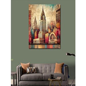 Kanvas Tablo New York Manzarası 50x70 cm