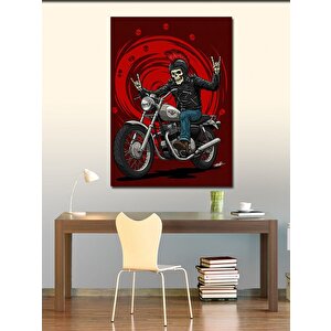 Kanvas Tablo Motosikletli Asi 70x100 cm
