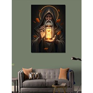 Kanvas Tablo Fenerli Bilge Adam 100x140 cm