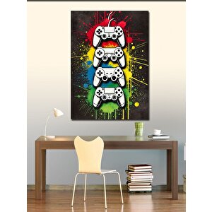 Kanvas Tablo Oyun Konsolu Ve Kontroller 70x100 cm