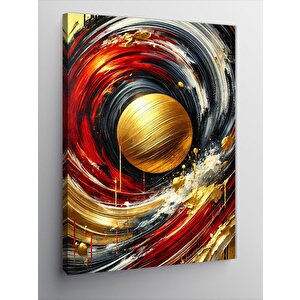 Kanvas Tablo Galaksi Döngüsü Ve Gezegen 70x100 cm