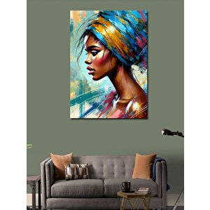 Kanvas Tablo Cesur Bakışlı Kadın 70x100 cm