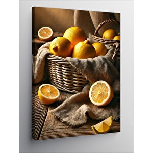 Kanvas Tablo Limon Sepeti 50x70 cm