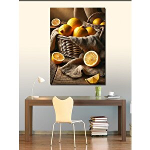 Kanvas Tablo Limon Sepeti 70x100 cm