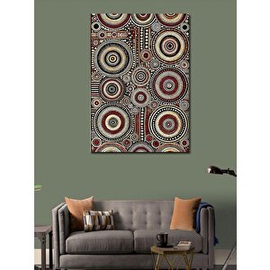 Kanvas Tablo Aborjin Sanatı Deseni 50x70 cm