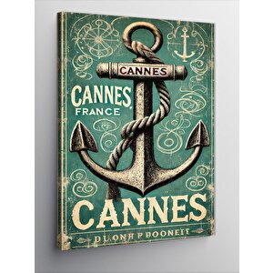 Kanvas Tablo Cannes Ve Denizcilik 50x70 cm
