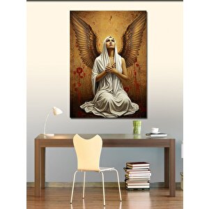 Kanvas Tablo Kanatlı Kadın Çizimi 100x140 cm