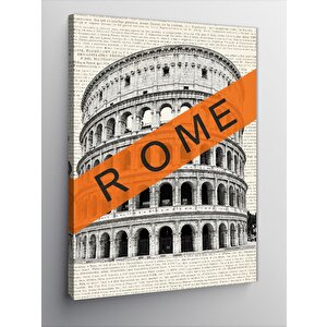 Kanvas Tablo Roma Ve Tarih 50x70 cm