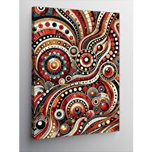 Kanvas Tablo Aborjin Sanatı Ve Desenler 70x100 cm