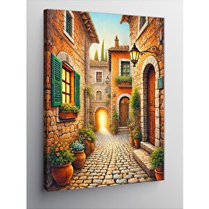 Kanvas Tablo Tarihi Avrupa Sokağı 100x140 cm