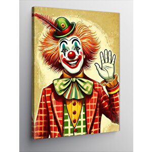 Kanvas Tablo Kırmızı Burunlu Palyaço 70x100 cm
