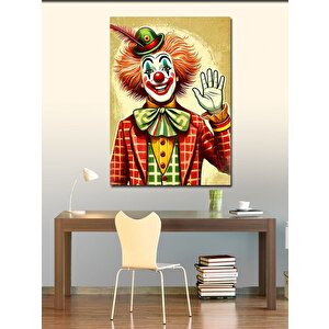 Kanvas Tablo Kırmızı Burunlu Palyaço 70x100 cm