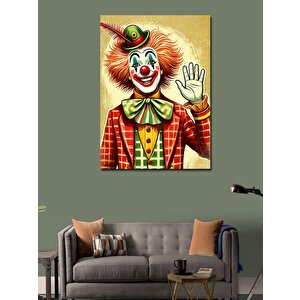 Kanvas Tablo Kırmızı Burunlu Palyaço 70x100 cm