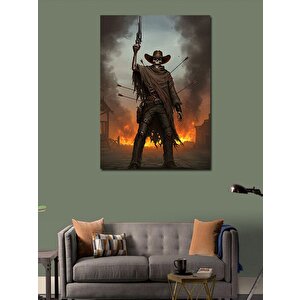 Kanvas Tablo Western Kovboyu 70x100 cm