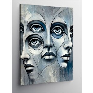 Kanvas Tablo Duygusal Portre Sanatı 70x100 cm