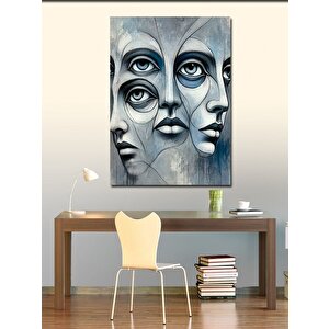 Kanvas Tablo Duygusal Portre Sanatı 70x100 cm