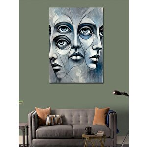 Kanvas Tablo Duygusal Portre Sanatı 70x100 cm