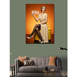 Kanvas Tablo Kadın Ve Origami 70x100 cm