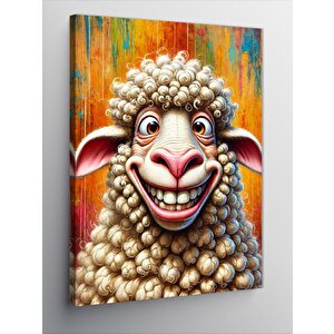 Kanvas Tablo Sevimli Kuzu 50x70 cm