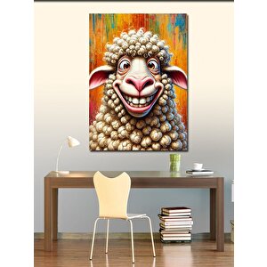 Kanvas Tablo Sevimli Kuzu 50x70 cm