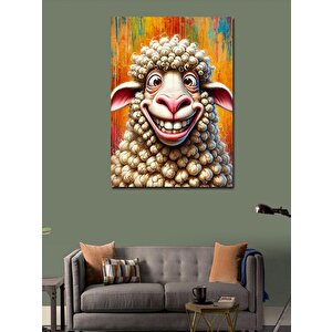 Kanvas Tablo Sevimli Kuzu 50x70 cm