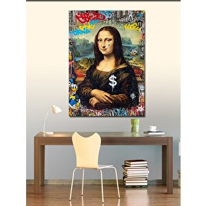 Kanvas Tablo Dolar Mona Lisa 50x70 cm