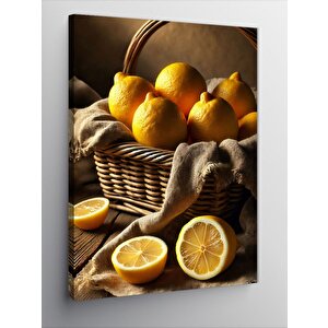 Kanvas Tablo Limon Sepeti 70x100 cm