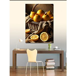 Kanvas Tablo Limon Sepeti 70x100 cm