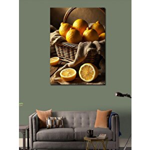 Kanvas Tablo Limon Sepeti 70x100 cm
