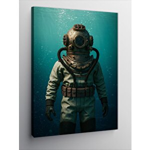 Kanvas Tablo Eski Dalgıç Giysisi 70x100 cm