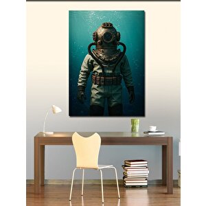 Kanvas Tablo Eski Dalgıç Giysisi 70x100 cm