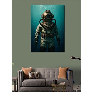 Kanvas Tablo Eski Dalgıç Giysisi 70x100 cm