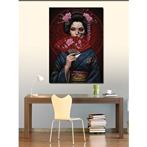 Kanvas Tablo Geisha Ve Geleneksel Japon Sanatı 70x100 cm