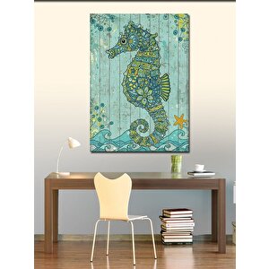 Kanvas Tablo Denizatı Ve Yıldızlar 70x100 cm
