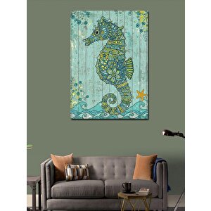 Kanvas Tablo Denizatı Ve Yıldızlar 70x100 cm