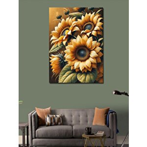 Kanvas Tablo Ayçiçekleri Ve Canlı Detaylar 70x100 cm