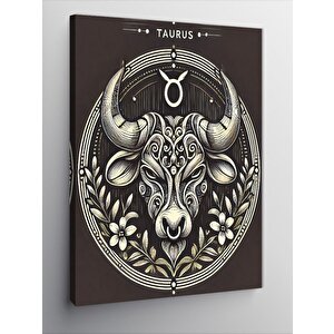 Kanvas Tablo Taurus Boğa Teması 100x140 cm
