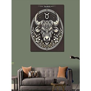 Kanvas Tablo Taurus Boğa Teması 100x140 cm