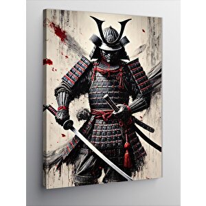 Kanvas Tablo Samuray Ve Kılıç 70x100 cm