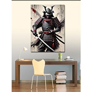 Kanvas Tablo Samuray Ve Kılıç 70x100 cm
