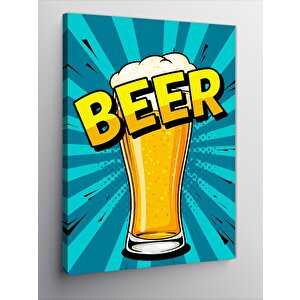 Kanvas Tablo "beer" Ve Eğlence Posteri 100x140 cm