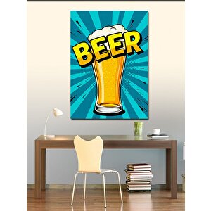 Kanvas Tablo "beer" Ve Eğlence Posteri 100x140 cm