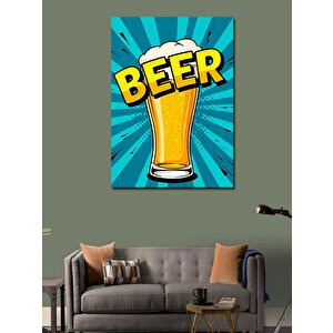 Kanvas Tablo "beer" Ve Eğlence Posteri 100x140 cm